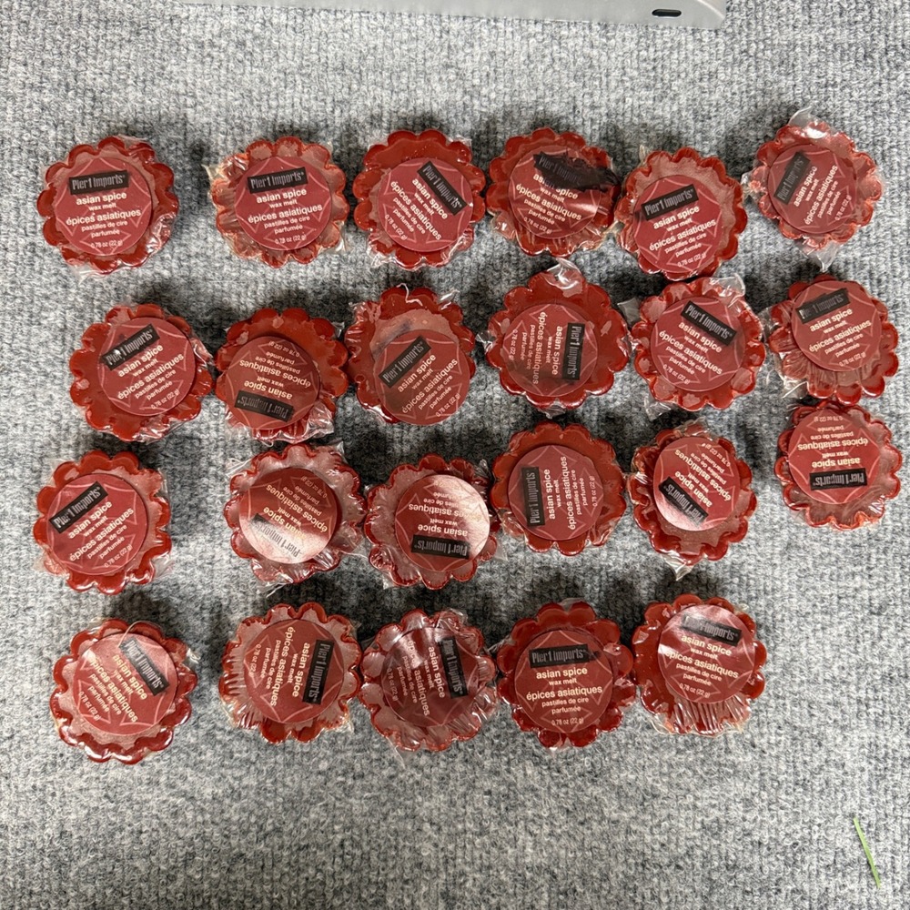 New Pier 1 Imports‎ Asian Spice Scented Wax Melt Brown 23 Pcs